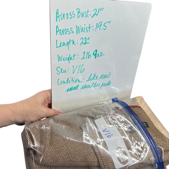 J.Crew Shrunken Fit Wool Blazer Jacket in Tan Size 14 - Picture 13 of 13